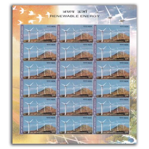 2007 Renewable Energy (Wind Energy) 1v Sheetlet of 18 Stamps