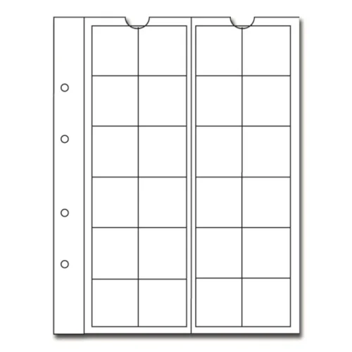 Prinz Perfecta Coin Album Pages (5pcs/pack) - Image 3