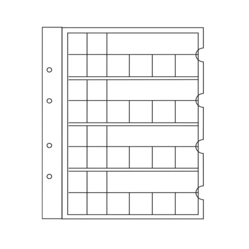 Prinz Perfecta Coin Album Pages (5pcs/pack) - Image 6