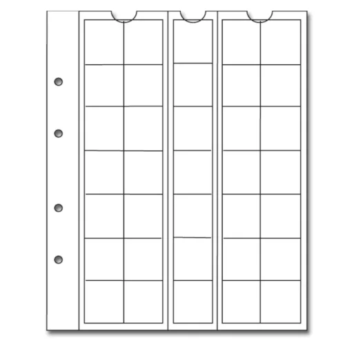 Prinz Perfecta Coin Album Pages (5pcs/pack) - Image 4