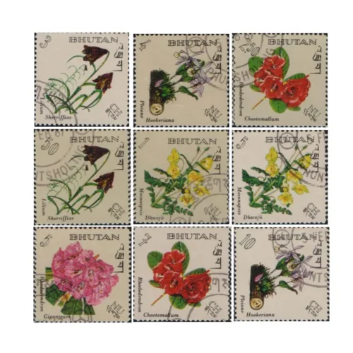 1967 Enchanting Flowers 9v CTO Stamp