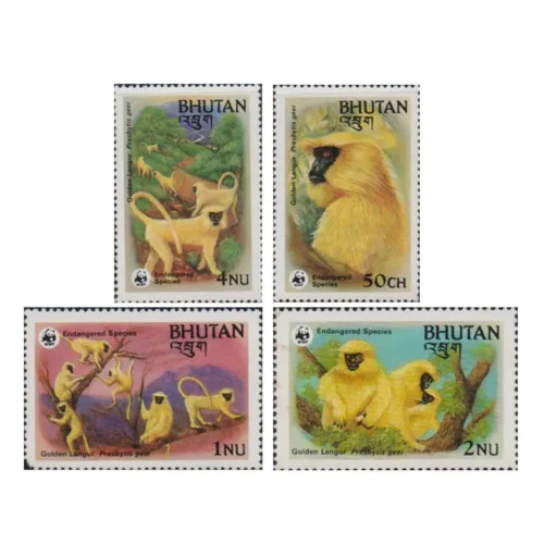 1984 Endangered Animals (Golden Langus) 4v Stamp