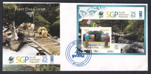 2018 Bhutan The GEF Small Grants Programme Miniature Sheet on FDC