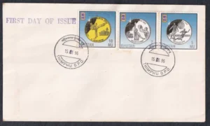 1996 Bhutan Cultural Olympiad Atlanta 3v Stamp on Cover with FDC Cancellation
