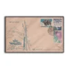 1962 Bhutan Postal Runner 7v Stamp on 2 FDCs (Type 1)