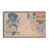1962 Bhutan Postal Runner 7v Stamp on 2 FDCs (Type 2)