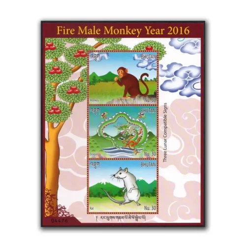 2016 Lunar Monkey Sheetlet