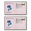 1982 Bodh Gaya 9th National Jamboree Set of 4 Special Cover with Lord Buddha in Cancellation - Image 2