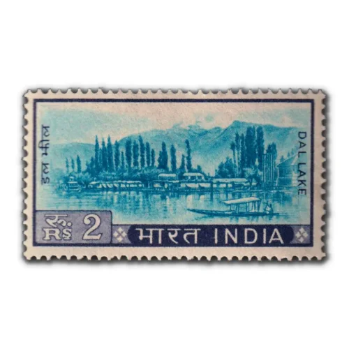 1967 Dal Lake 2r (4th Series) (wmk. Ashokan Lion Capital) Definitive Stamp