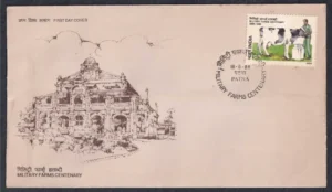 1989 Centenary of Military Farms 1v Stamp on FDC
