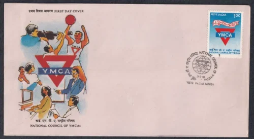1992 Centenary of National Council of YMCAs 1v Stamp on FDC