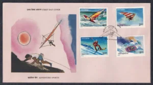 1992 Adventure Sports 4v Stamp on FDC