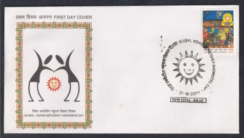 2001 Global lodine Deficiency Disorders Day 1v Stamp on FDC