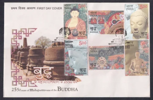 2007 Buddha 6v Stamp on FDC