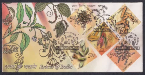 2009 Spices of India 5v Stamp on FDC