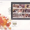 2013 100 years of Indian Cinema Miniature Sheet on FDC (Set of 5)
