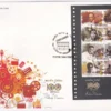 2013 100 years of Indian Cinema Miniature Sheet on FDC (Set of 5)