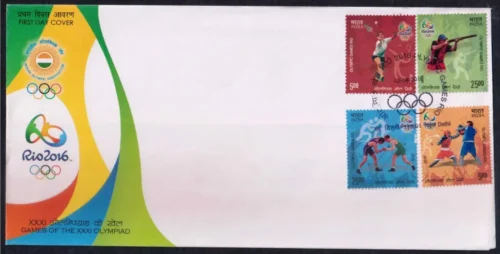 2016 Games of XXXI Olympiad Olympic Games 4v Stamp on FDC