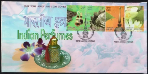 2019 Indian Perfumes-1 4v Stamp on FDC