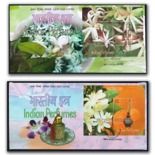 2019 Indian Perfumes-2 Miniature Sheet on FDC