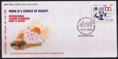 2020 100 Years of International Labour Organization 1v Stamp on FDC