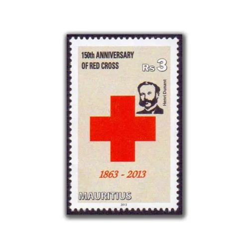 2013 Mauritius 150th Anniversary of Red Cross (Henri Dunant) 1v Stamp