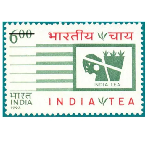 1993 Year of India Tea (Tea Plucker and Tea Leaves) 1v Stamp