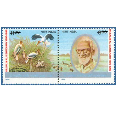1996 Birth Centenary of Dr Salim Moizuddin Abdul Ali 2v Setenant Stamps
