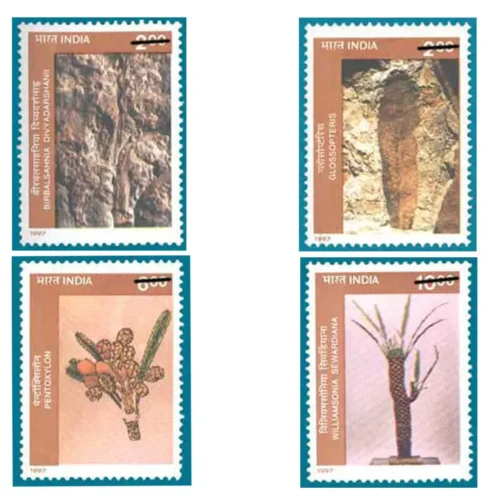 1997 50th Anniversary of Birbal Sahni Institute of Palaeobotany, Lucknow 4v Stamp