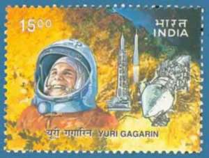 2001 40th Anniversary of Man's First Space Flight (Yuri Gagrin, Cosmonaut) 1v Stamp