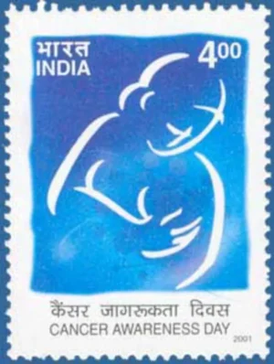 2001 Cancer Awareness Day (Women Self-Examining for Breast cancer) 1v Stamp