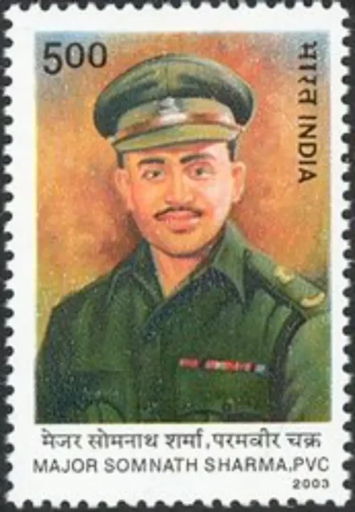 2003 Major Somnath Sharma (First Recipient of Param Veer Chakra) 1v Stamp