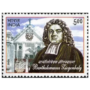 2006 300th Anniversary of Bartholomaeus Ziegenbalg's arrival in India (German Theologist and Scholar) 1v Stamp