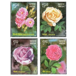 2007 Fragrance of Roses 4v Stamp