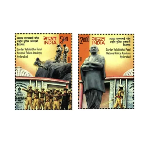 2008 60th Anniversary of Sardar Vallabhbhai Patel National Police Academy, Hyderabad 2v Stamp