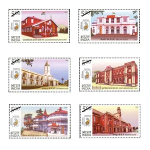 2010 Postal Heritage Buildings 6v Stamp