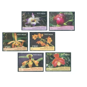 2016 Orchids of India 6v Stamp