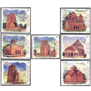 2020 Terracotta Temples of India 7v Stamp