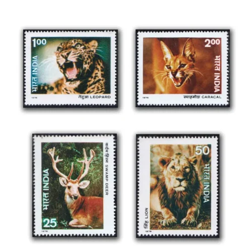 1976 Indian Wild Life 4v Stamp