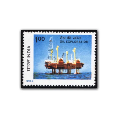 1982 25th Anniversary of Oil and Natural Gas Commission (Sagar Samrat Oil Rig in Arabian Sea) 1v Stamp