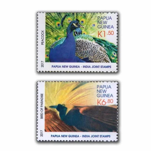 2017 Papua New Guinea India Joint Issue 2v Stamp