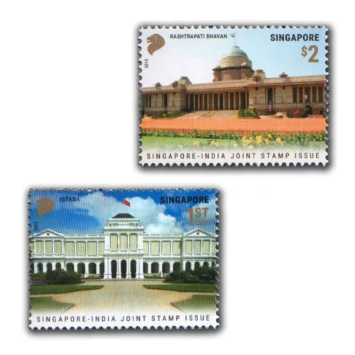 2015 Singapore India Joint Issue 2v Stamp