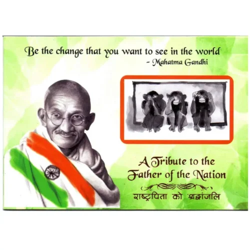 2013 Inpex Mahatma Gandhi A Tribute to the Father of Nation Stamp Booklet