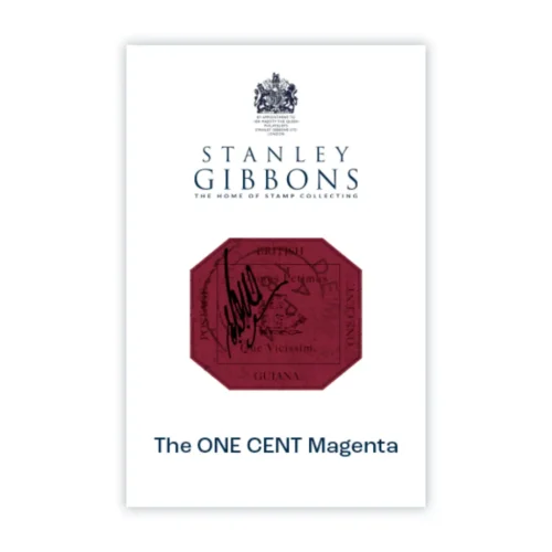 2024 One Cent Magenta (World's Rarest Stamp) Replica by Stanley Gibbons