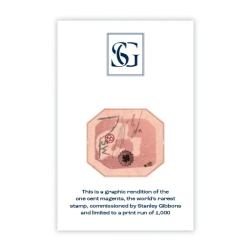 2024 One Cent Magenta (World's Rarest Stamp) Replica by Stanley Gibbons - Image 2
