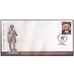 2024 Birsa Munda 1v Stamp on FDC
