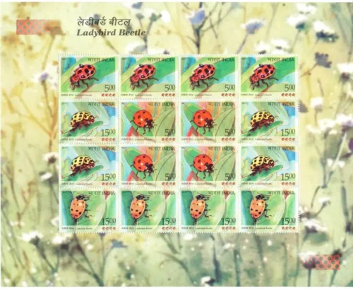 2017 Ladybird Beetles 4v Stamp in Mixed Sheetlet