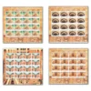 2017 Step Wells of India 16v Stamp in 16 Different Sheetlet - Image 4