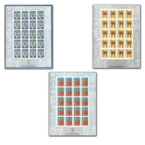 2018 ASEAN-India Commemorative Summit 11v Stamp 11 Different Sheetlet - Image 3