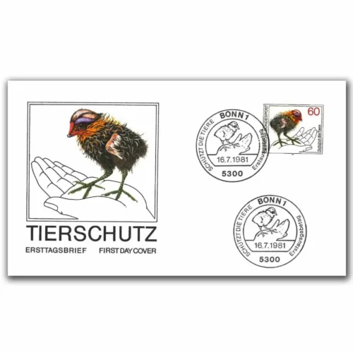 1981 Germany Protect the Animals 1v Stamp on FDC (Bonn)